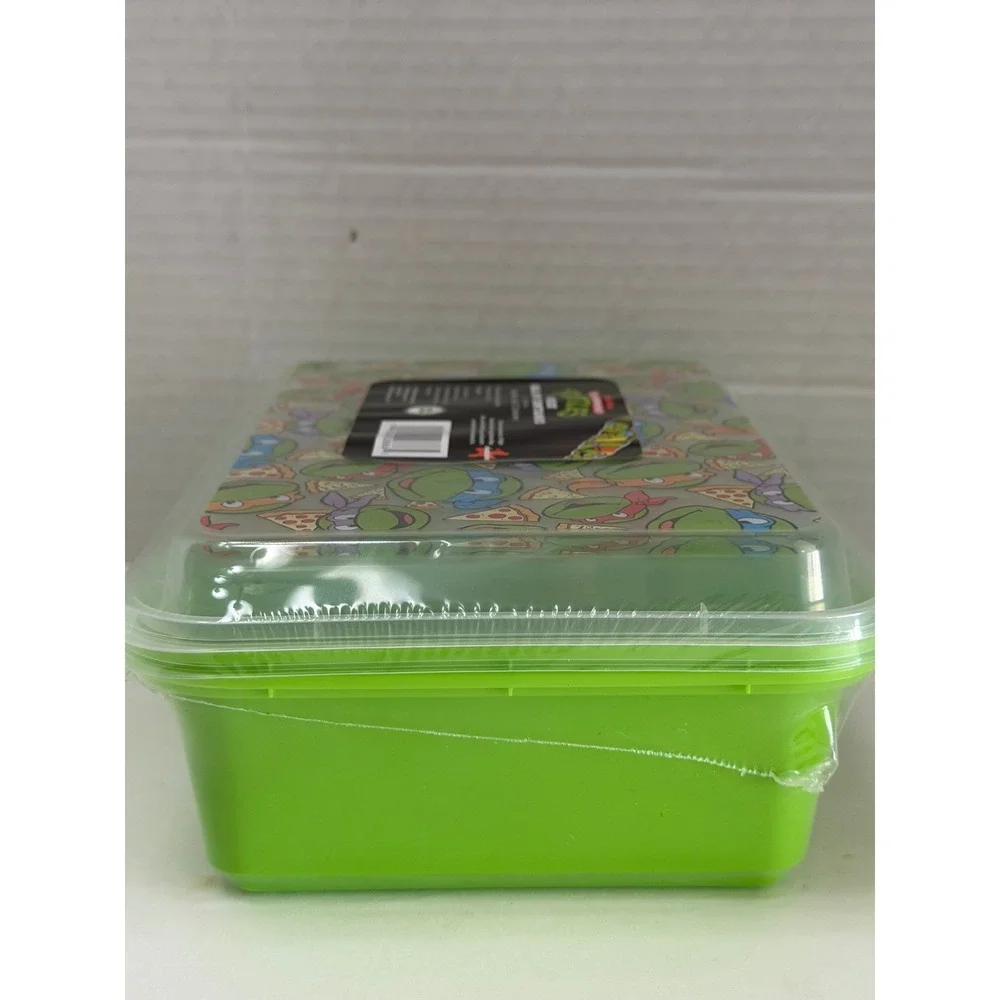 Meal Prep Containers Set Nickelodeon TMNT Teenage Mutant Ninja Turtles 4 Piece